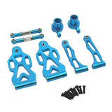 Maxbell RC Car Part Replacement Metal for 1/16 Scale RC Remote Control Car Hobby Car Blue