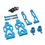 Maxbell RC Car Part Replacement Metal for 1/16 Scale RC Remote Control Car Hobby Car Blue