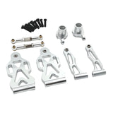 Maxbell RC Car Part Replacement Metal for 1/16 Scale RC Remote Control Car Hobby Car Argent