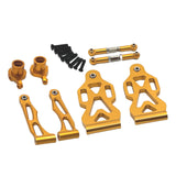Maxbell RC Car Part Replacement Metal for 1/16 Scale RC Remote Control Car Hobby Car Golden