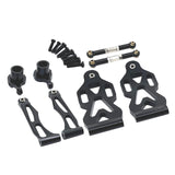Maxbell RC Car Part Replacement Metal for 1/16 Scale RC Remote Control Car Hobby Car Black