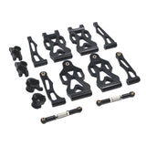 Maxbell RC Front Rear Swing Arm Steering Cup Parts Set for 16104 Q117A 1:16 Scale RC black