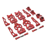 Maxbell RC Front Rear Swing Arm Steering Cup Parts Set for 16104 Q117A 1:16 Scale RC red