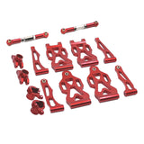 Maxbell RC Front Rear Swing Arm Steering Cup Parts Set for 16104 Q117A 1:16 Scale RC red