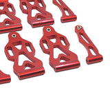 Maxbell RC Front Rear Swing Arm Steering Cup Parts Set for 16104 Q117A 1:16 Scale RC red