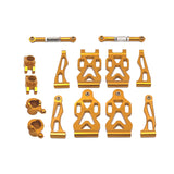 Maxbell RC Front Rear Swing Arm Steering Cup Parts Set for 16104 Q117A 1:16 Scale RC Gold