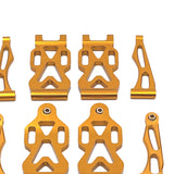 Maxbell RC Front Rear Swing Arm Steering Cup Parts Set for 16104 Q117A 1:16 Scale RC Gold