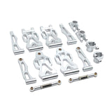 Maxbell RC Front Rear Swing Arm Steering Cup Parts Set for 16104 Q117A 1:16 Scale RC Argent