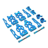 Maxbell RC Front Rear Swing Arm Steering Cup Parts Set for 16104 Q117A 1:16 Scale RC blue