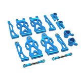 Maxbell RC Front Rear Swing Arm Steering Cup Parts Set for 16104 Q117A 1:16 Scale RC blue