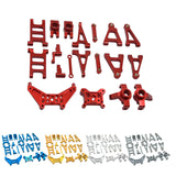 Maxbell 1/14 RC Cars Metal Spare Parts for 14301 14302 Accessory DIY Easy to Install Red