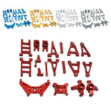 Maxbell 1/14 RC Cars Metal Spare Parts for 14301 14302 Accessory DIY Easy to Install Red