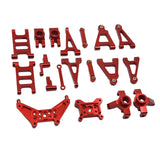 Maxbell 1/14 RC Cars Metal Spare Parts for 14301 14302 Accessory DIY Easy to Install Red