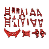 Maxbell 1/14 RC Cars Metal Spare Parts for 14301 14302 Accessory DIY Easy to Install Red