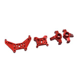 Maxbell 1/14 RC Cars Metal Spare Parts for 14301 14302 Accessory DIY Easy to Install Red