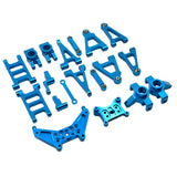 Maxbell 1/14 RC Cars Metal Spare Parts for 14301 14302 Accessory DIY Easy to Install Blue