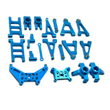 Maxbell 1/14 RC Cars Metal Spare Parts for 14301 14302 Accessory DIY Easy to Install Blue