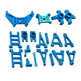 Maxbell 1/14 RC Cars Metal Spare Parts for 14301 14302 Accessory DIY Easy to Install Blue