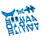 Maxbell 1/14 RC Cars Metal Spare Parts for 14301 14302 Accessory DIY Easy to Install Blue