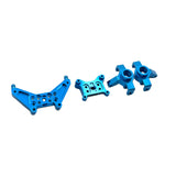 Maxbell 1/14 RC Cars Metal Spare Parts for 14301 14302 Accessory DIY Easy to Install Blue