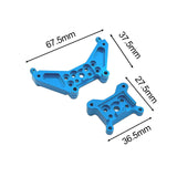 Maxbell 1/14 RC Cars Metal Spare Parts for 14301 14302 Accessory DIY Easy to Install Blue