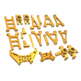 Maxbell 1/14 RC Cars Metal Spare Parts for 14301 14302 Accessory DIY Easy to Install Golden