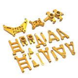 Maxbell 1/14 RC Cars Metal Spare Parts for 14301 14302 Accessory DIY Easy to Install Golden