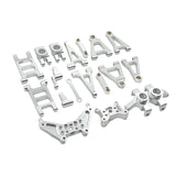 Maxbell 1/14 RC Cars Metal Spare Parts for 14301 14302 Accessory DIY Easy to Install Silver