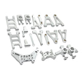 Maxbell 1/14 RC Cars Metal Spare Parts for 14301 14302 Accessory DIY Easy to Install Silver