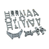 Maxbell 1/14 RC Cars Metal Spare Parts for 14301 14302 Accessory DIY Easy to Install Titanium