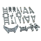 Maxbell 1/14 RC Cars Metal Spare Parts for 14301 14302 Accessory DIY Easy to Install Titanium