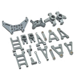 Maxbell 1/14 RC Cars Metal Spare Parts for 14301 14302 Accessory DIY Easy to Install Titanium