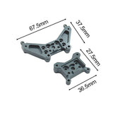 Maxbell 1/14 RC Cars Metal Spare Parts for 14301 14302 Accessory DIY Easy to Install Titanium