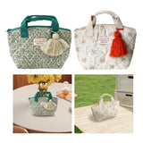 Maxbell Lunch Box Easy to Carry Portable Lunch Container Bag for Beach Travel Office Apricot