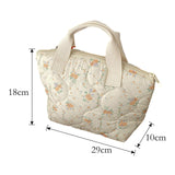 Maxbell Lunch Box Easy to Carry Portable Lunch Container Bag for Beach Travel Office Apricot