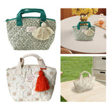 Maxbell Lunch Box Easy to Carry Portable Lunch Container Bag for Beach Travel Office Apricot