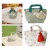 Maxbell Lunch Box Easy to Carry Portable Lunch Container Bag for Beach Travel Office Apricot