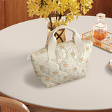 Maxbell Lunch Box Easy to Carry Portable Lunch Container Bag for Beach Travel Office Apricot