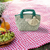 Maxbell Lunch Box Easy to Carry Portable Lunch Container Bag for Beach Travel Office Green