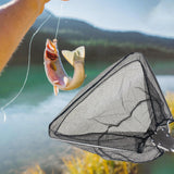 Maxbell Folding Net Durable Lightweight Fish Net Nylon Mesh for Freshwater Saltwater 50cm
