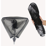Maxbell Folding Net Durable Lightweight Fish Net Nylon Mesh for Freshwater Saltwater 60cm