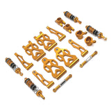 Maxbell 1/16 RC Car Upgraded Metal Parts Front Lower Swing Arms for Q141 16103 Q117C Gold