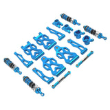 Maxbell 1/16 RC Car Upgraded Metal Parts Front Lower Swing Arms for Q141 16103 Q117C Blue