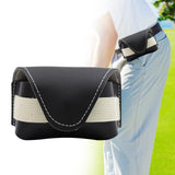 Maxbell Golf Ball Pouch Practical Mini Pocket Storage Pouch Golf Ball Case Women Men Black