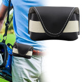 Maxbell Golf Ball Pouch Practical Mini Pocket Storage Pouch Golf Ball Case Women Men Black