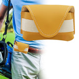 Maxbell Golf Ball Pouch Practical Mini Pocket Storage Pouch Golf Ball Case Women Men Yellow