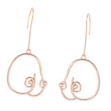 Maxbell Dangle Drop Earrings Unique Trendy Dressing up Props Aesthetic Drop Earrings