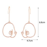 Maxbell Dangle Drop Earrings Unique Trendy Dressing up Props Aesthetic Drop Earrings