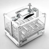 Maxbell Chips Case Holds 600 Chips with 6 Chip Racks for Drinking Props Parties