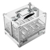 Maxbell Chips Case Holds 600 Chips with 6 Chip Racks for Drinking Props Parties